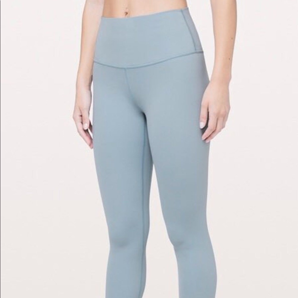 Light blue lululemon Align leggings